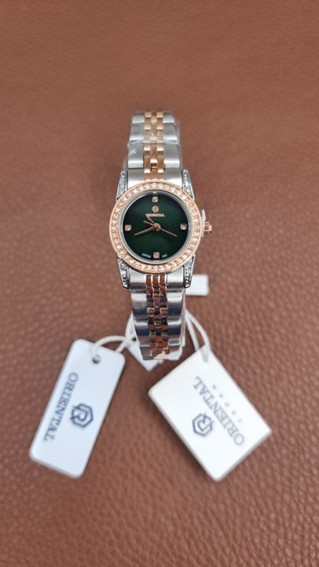 ساعت مچی زنانه اورینتال صفحه سبز